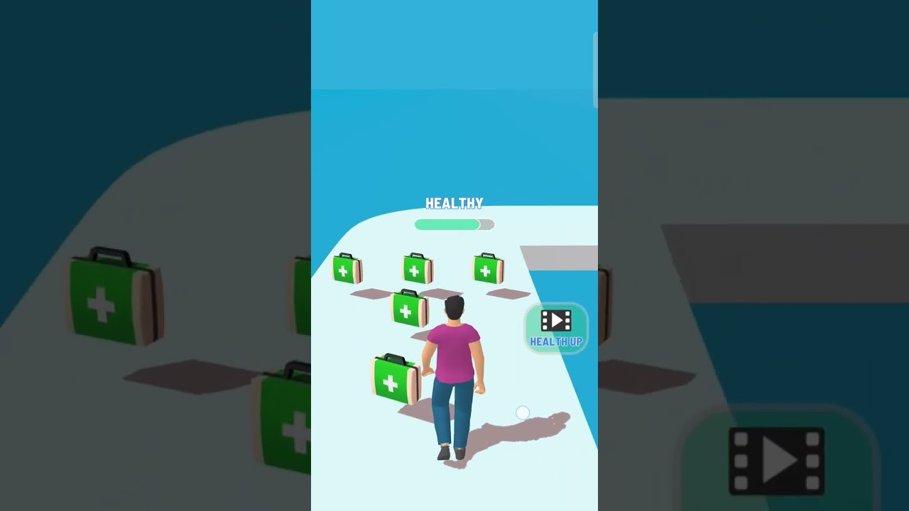 I Reached Level 51 in Healthy Runner! 😱🔥 #games #videogame #shortsfeed #trending #shorts
