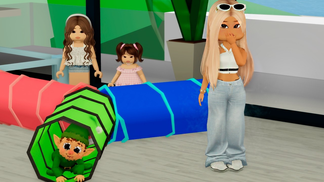 Linda y Emma Tienen un Extraño Amigo En La Casa | Roblox Roleplay. 