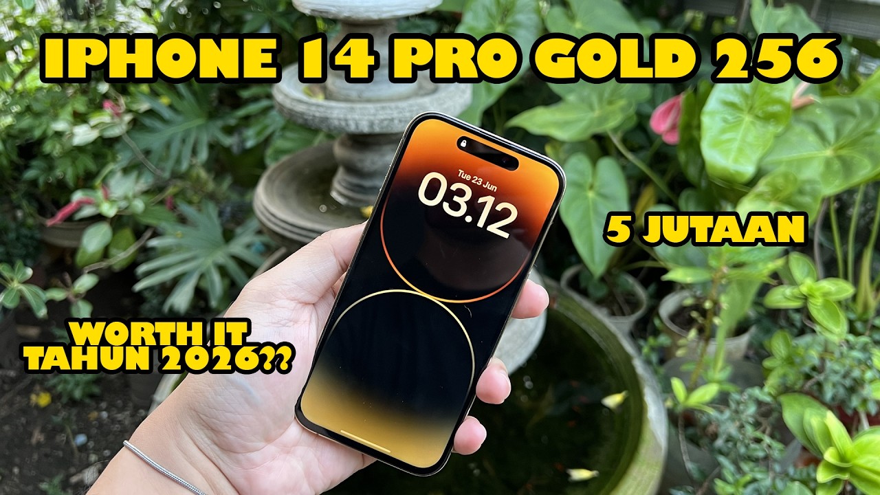 Review Iphone 14 Pro Gold 256 Harga 5 Jutaan Mantep Bener