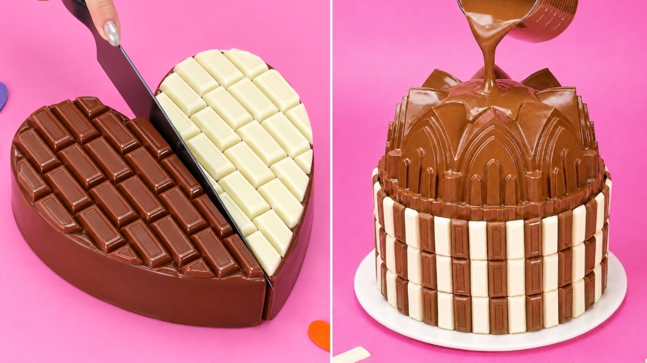 Best Homemade White Chocolate Cake Decorating Ideas | So Yummy Chocolate Cake Compilation