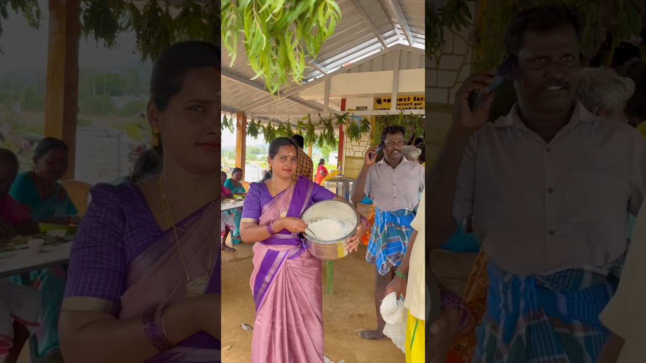 300 பேருக்கு கறி 🔥 விருந்து போட்டோம் 🙏 @durgagandhi985 #durgagandhi #familyvlog #minivlog #love