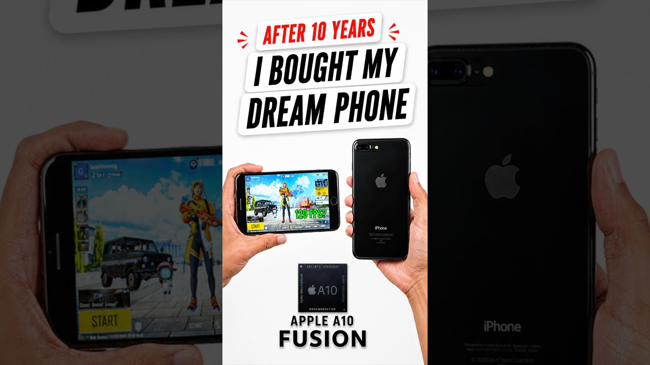 I Bought my Dream Phone After 10 Years - iPhone 7 Plus 🔥