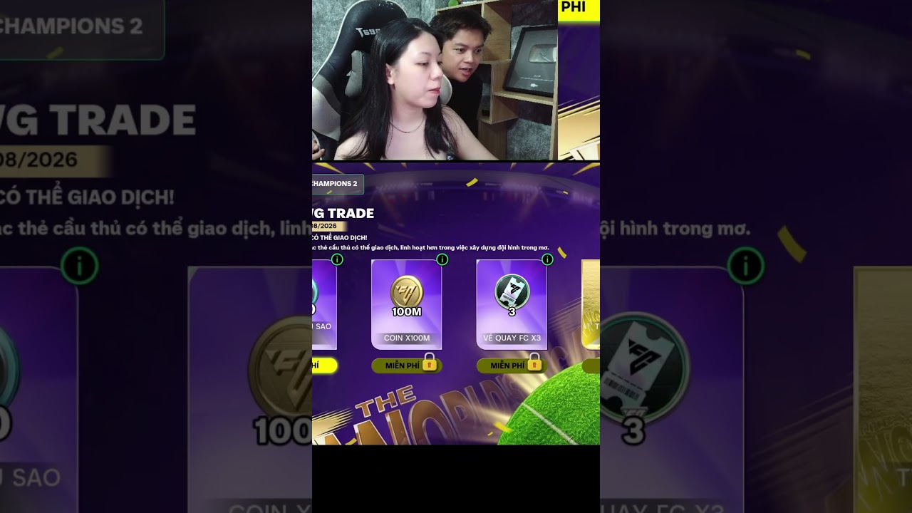 Vũ Liz Reviews Full Chuỗi TWG Trade Trong FC Mobile VN