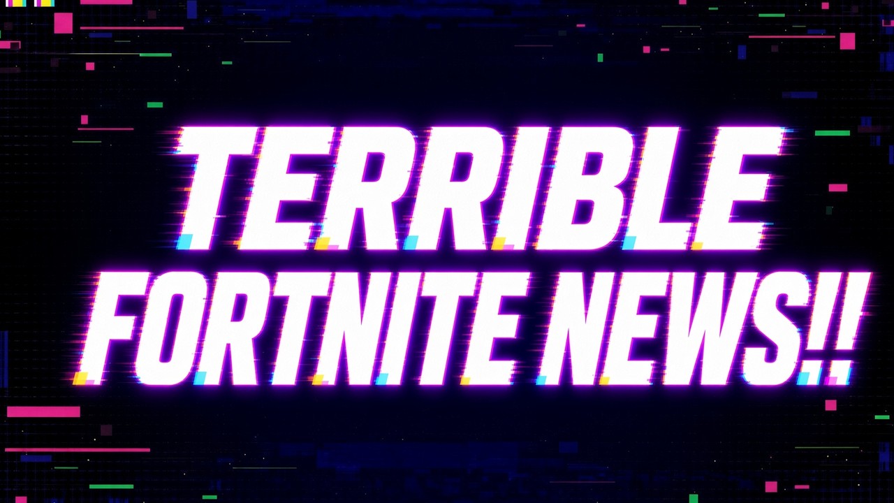 TERRIBLE NEWS..!! IN NEW FORTNITE UPDATE!!
