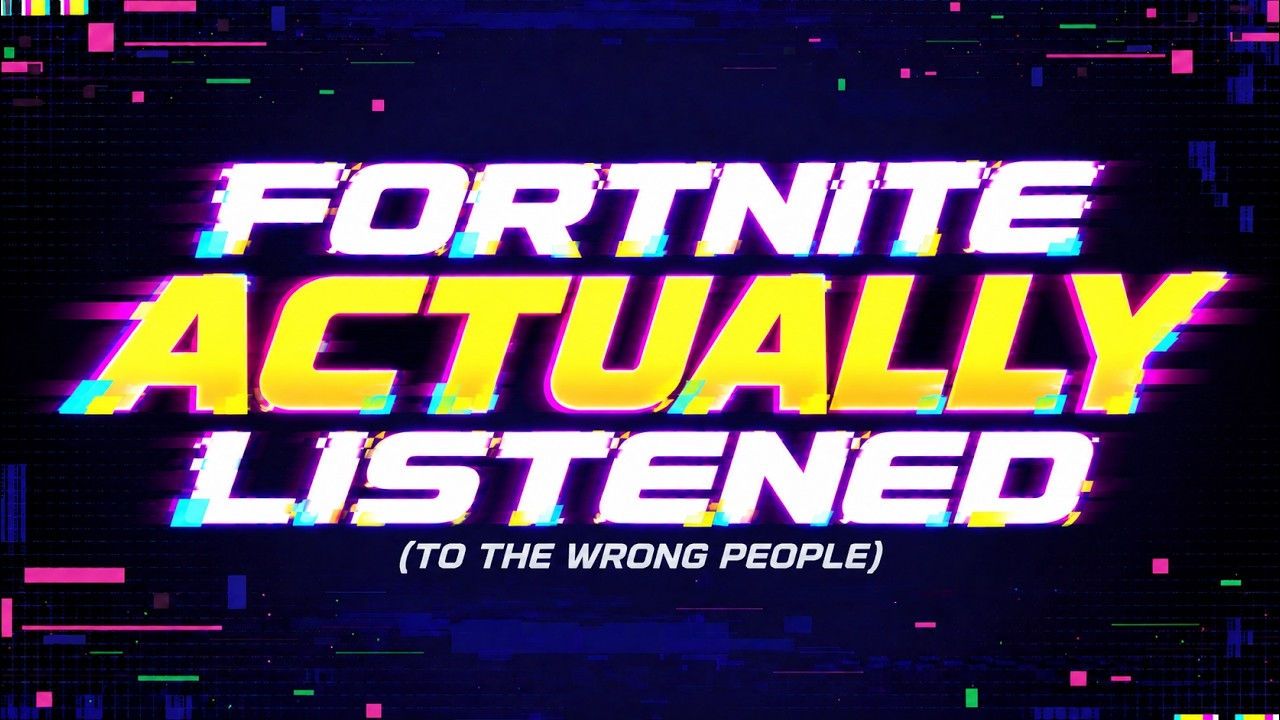 Fortnite ACTUALLY Listened... (to the wrong people)