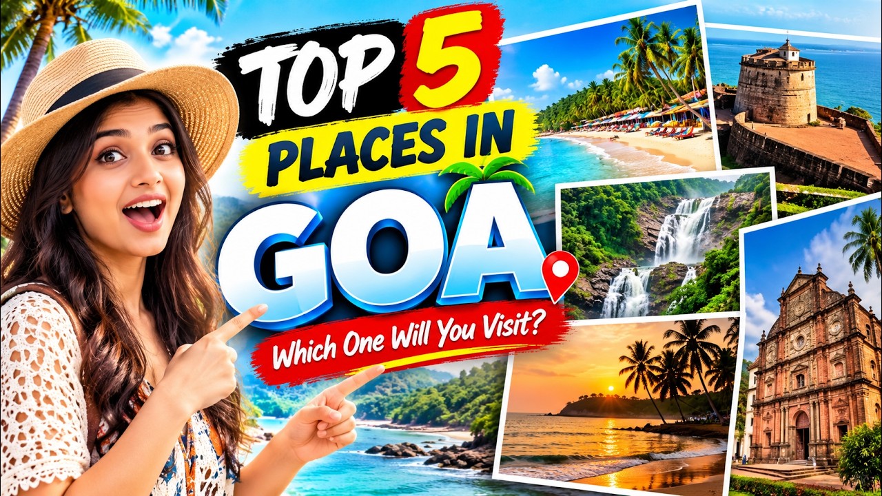 Top 5 Places to Visit in Goa | Goa Tourist Places You Must Visit!