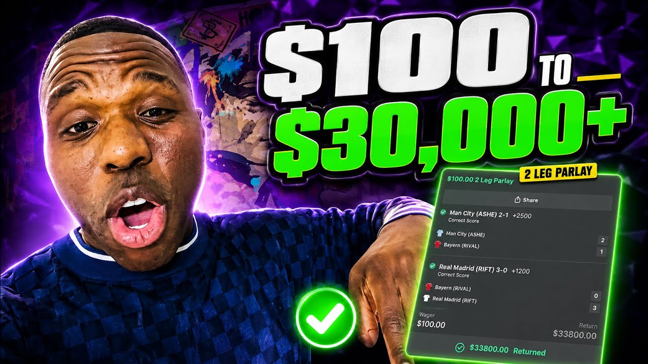 Over 1 million dollars made off parlays 