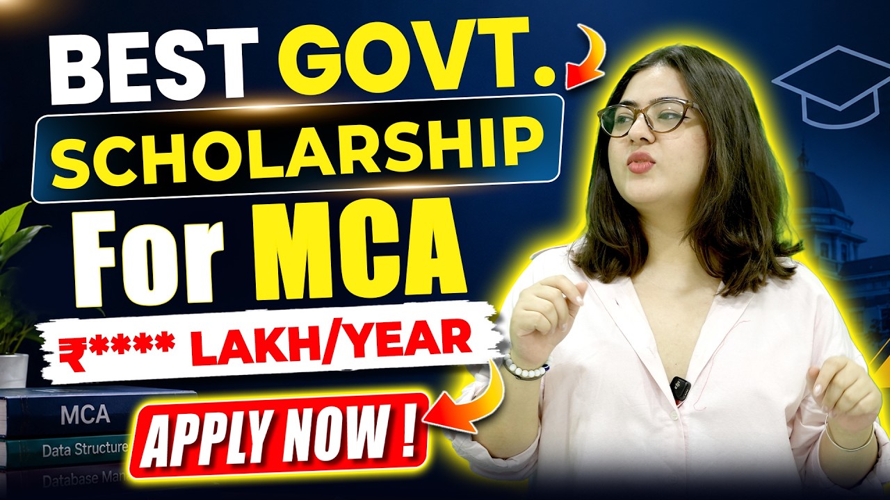 🚨 Government Scholarship for MCA Students 2026: Eligibility, Benefits | Step by Step Process #mca