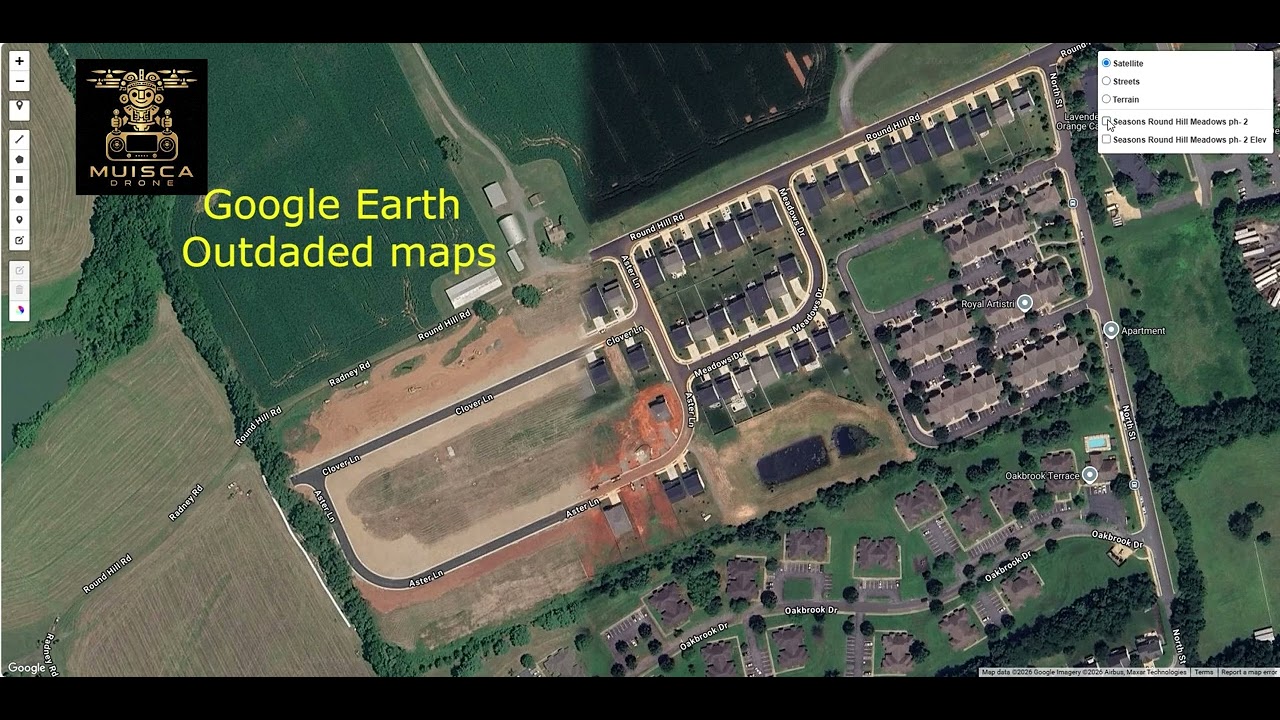 July 2026 Current map vs Google Earth final