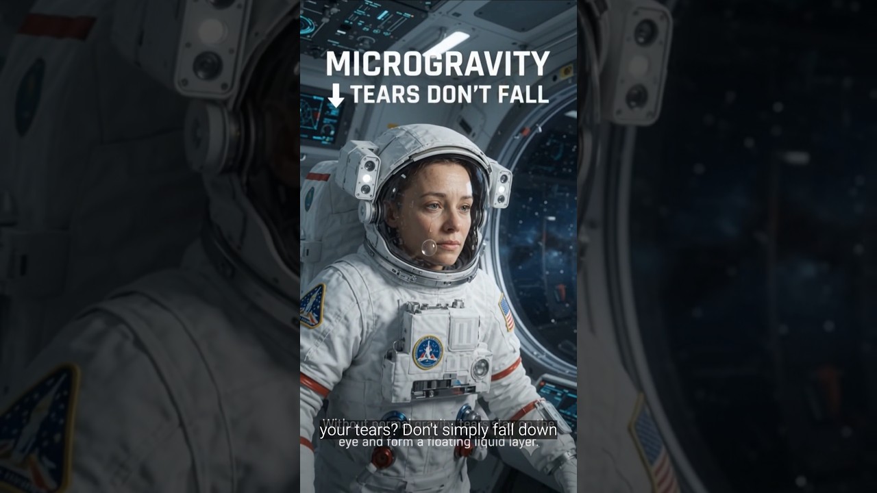 What Happens If You Cry in Space? 😢🚀 #space