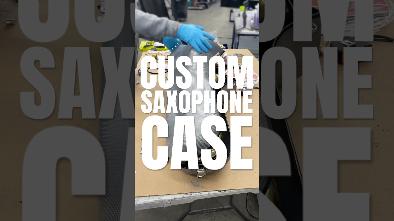 CUSTOM SAXOPHONE CASE #carbonfiber #engineering #custom