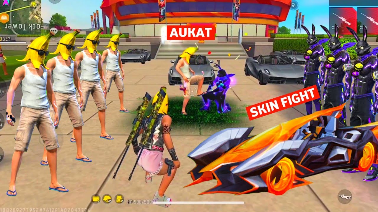 Sports Car Skin Challenge 👿 Adam VS Bunny Bundle || कौन जीतेगा 😱 NOOB VS PRO 🔥 Garena Free Fire