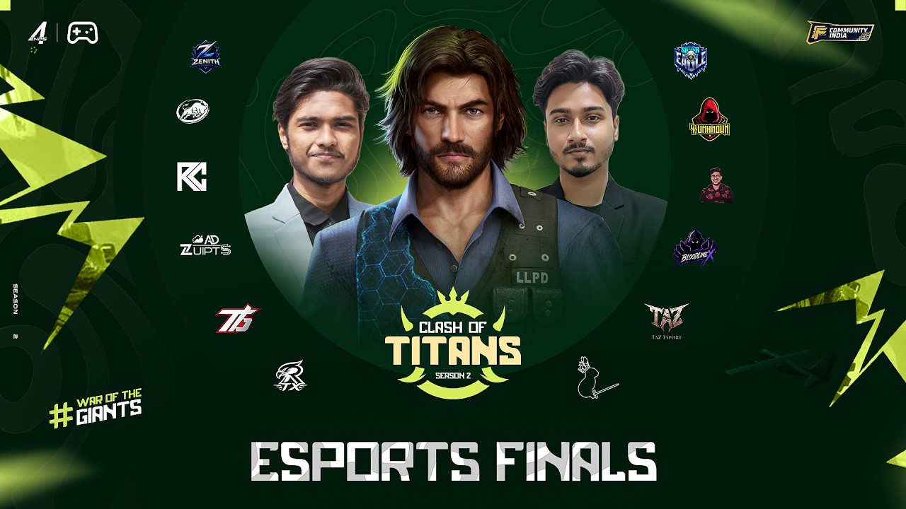 [HINDI] CLASH OF TITANS S2 | ESPORTS FINALS  | ₹1,00,000 PP | Free Fire MAX | 4Ends.TV