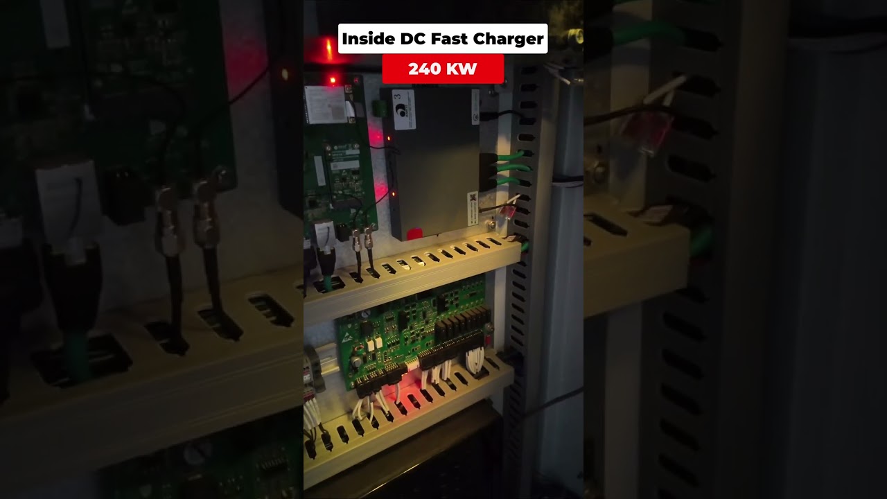 What's Inside a 240kW EV Charger? #shorts