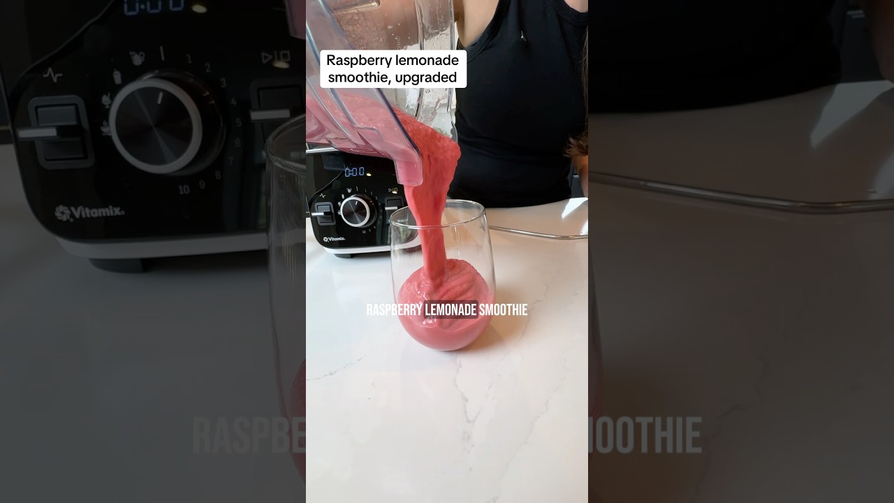 I was making raspberry lemonade smoothies wrong 🍋