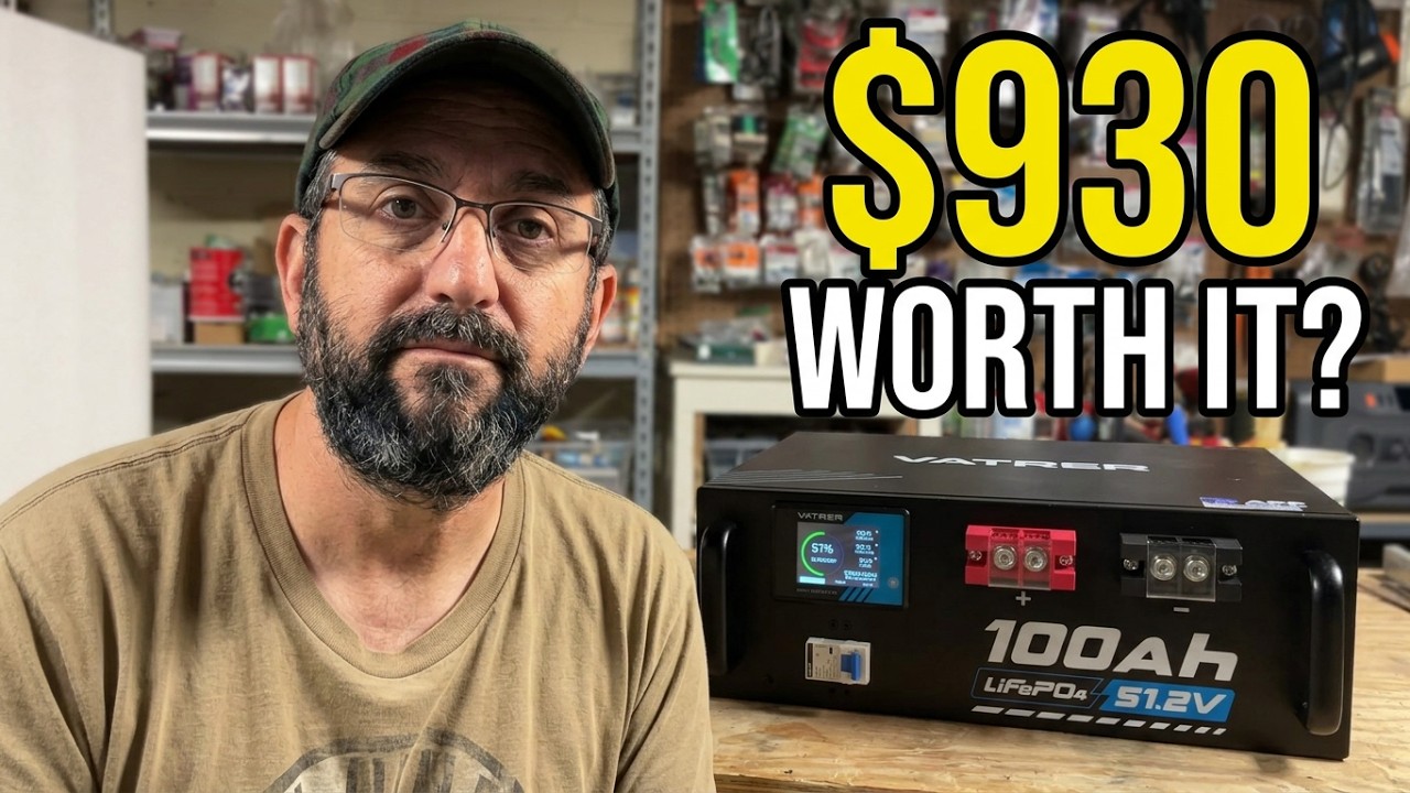 Vatrer 48v 100a LiFePO4 Rack Mount Battery. Complete review and testing.   UL 1973!
