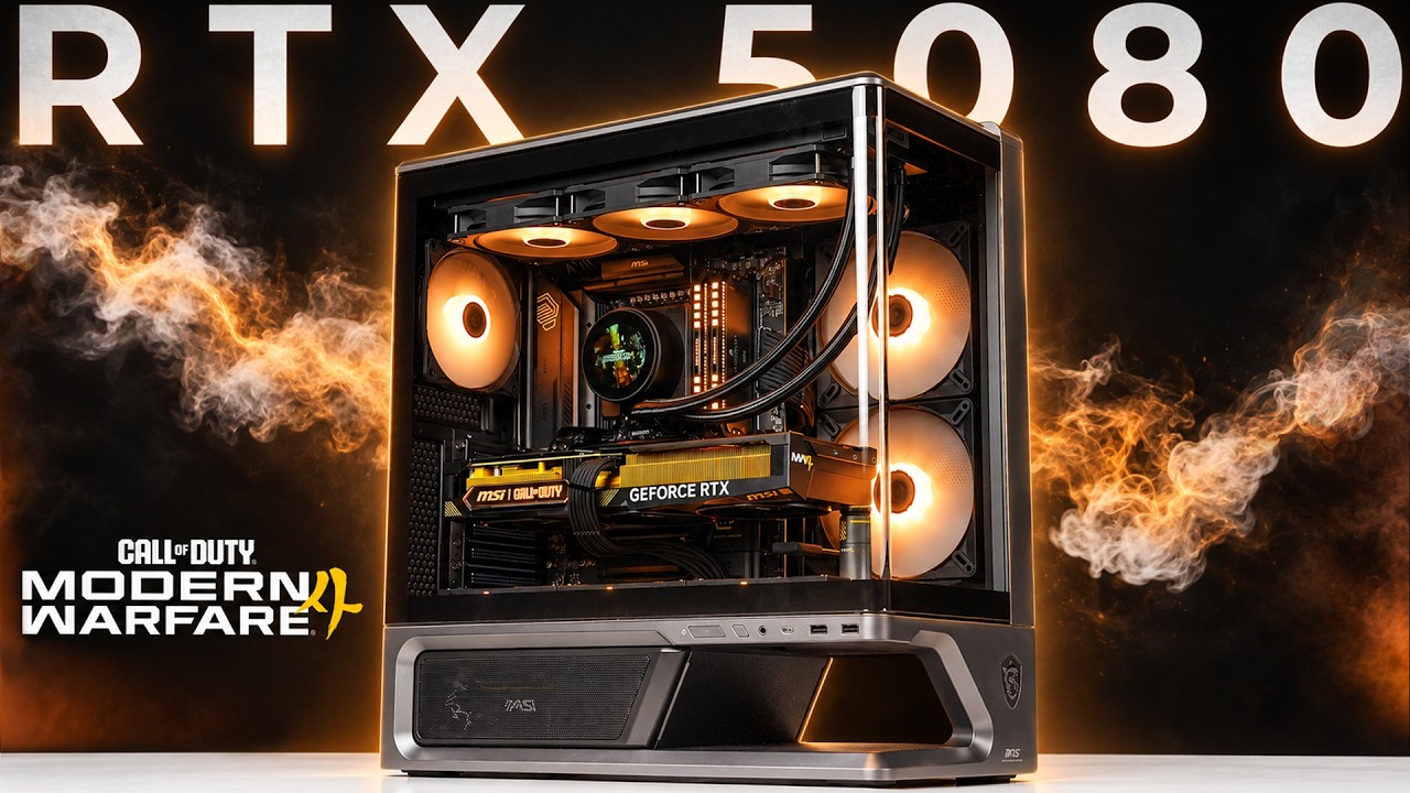 I  Put MSI's Modern Warfare 4 RTX 5080 in the ULTIMATE Gaming PC - Then Tested It