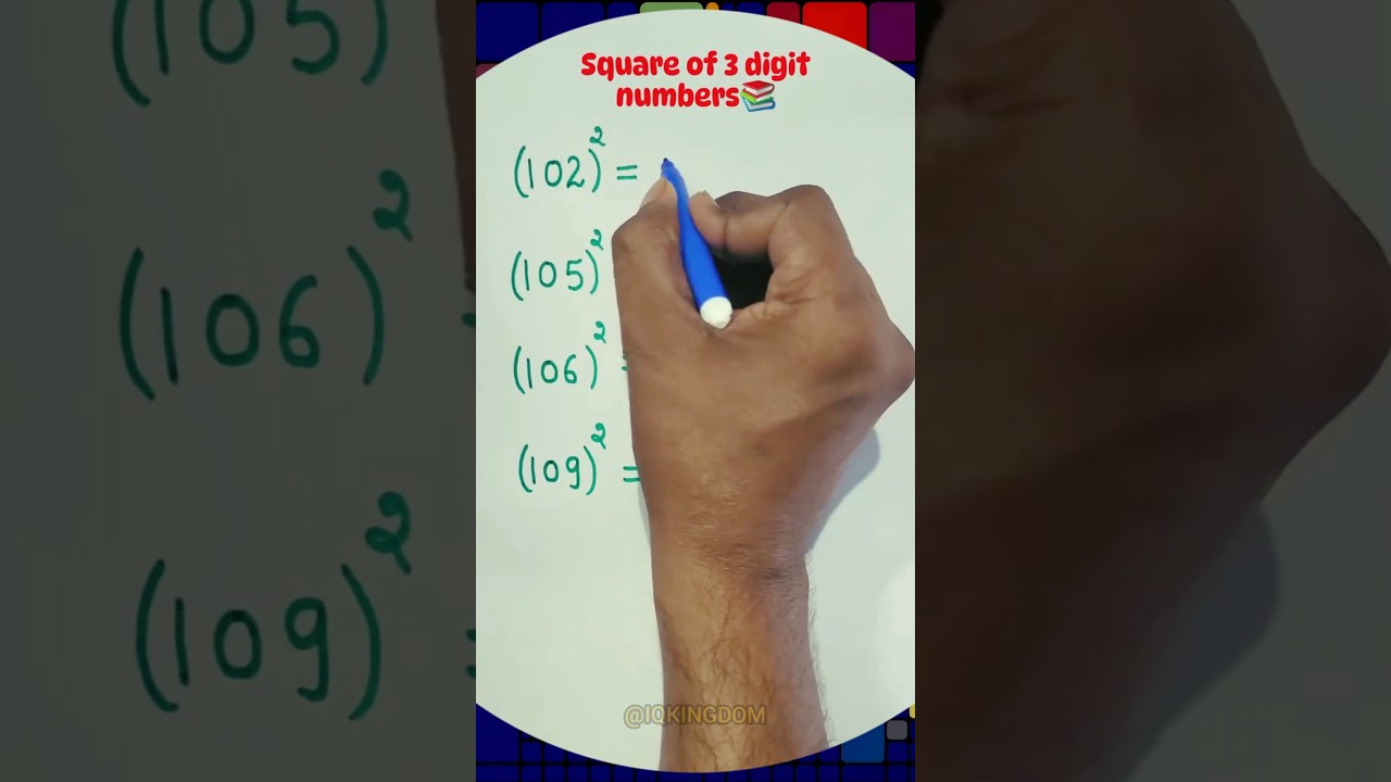 🔥The Secret Math Trick for Squaring 3-Digit Numbers#mathstricks#viral #maths#education #shorts #yt