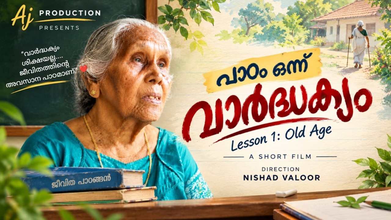 പാഠം ഒന്ന് വാർദ്ധക്യം | NISHAD VALOOR | A J RATHEESH | SHORT FILM | ESSAAR FILMS
