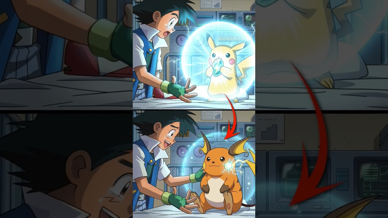 Ash Ketchum With Raichu 🤯 |  #pokemon #shorts