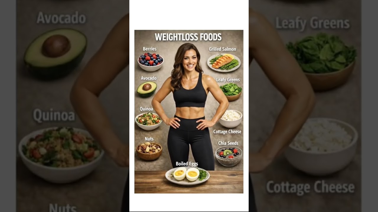 Top Weight‑Loss Foods You MUST Add for Fast Fat Burn #weightloss #healthyfood #fitness #healthyfood