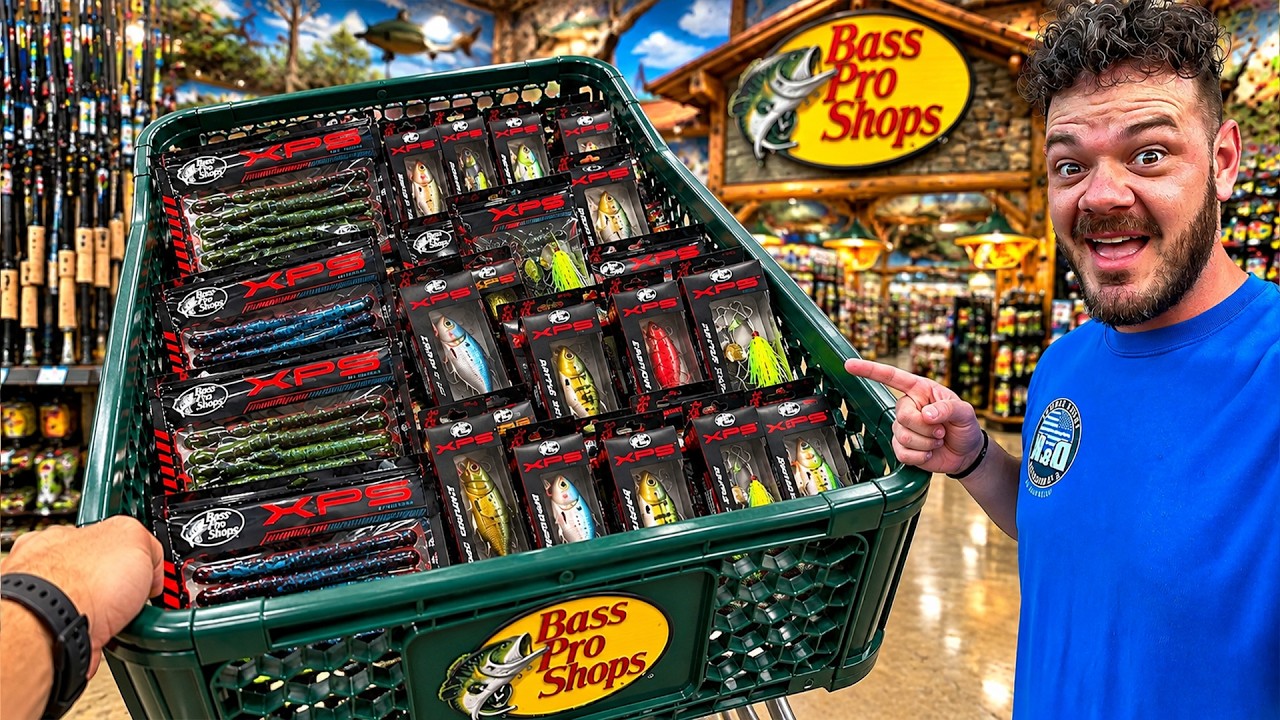 I Bought EVERY Bass Pro Brand Fishing Lure!