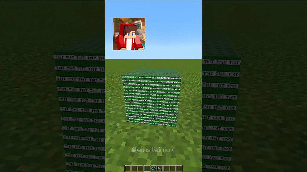 999 Mini TNT x20!🤯 #minecraft