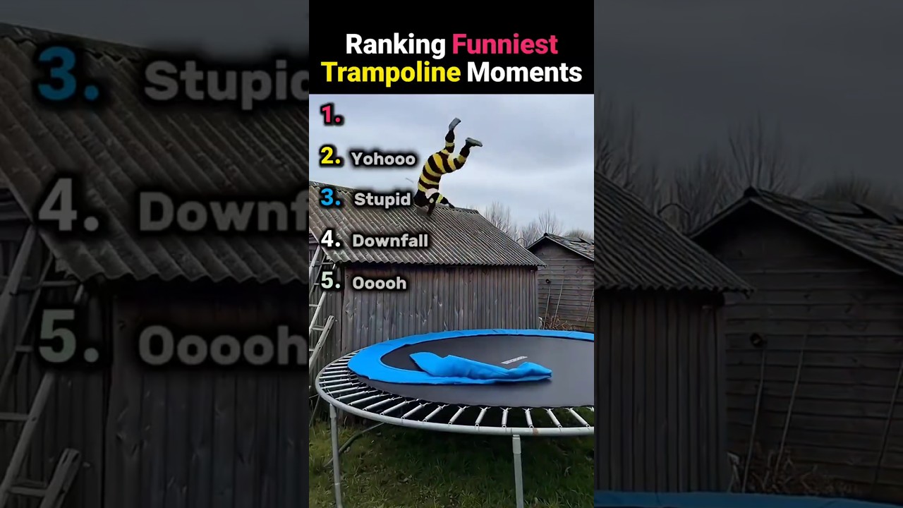 Ranking Funniest Trampoline Moments