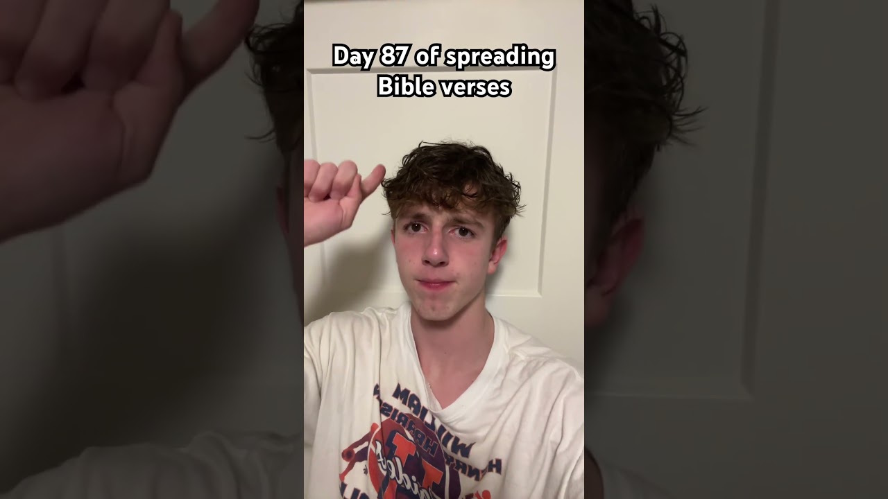 Day 87 of spreading Bible verses #drummer #greenscreen #bibleverses #bibleverses #visualverse #bible