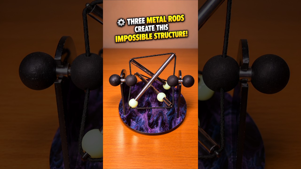 ⚙️ THREE METAL RODS CREATE THIS IMPOSSIBLE STRUCTURE!