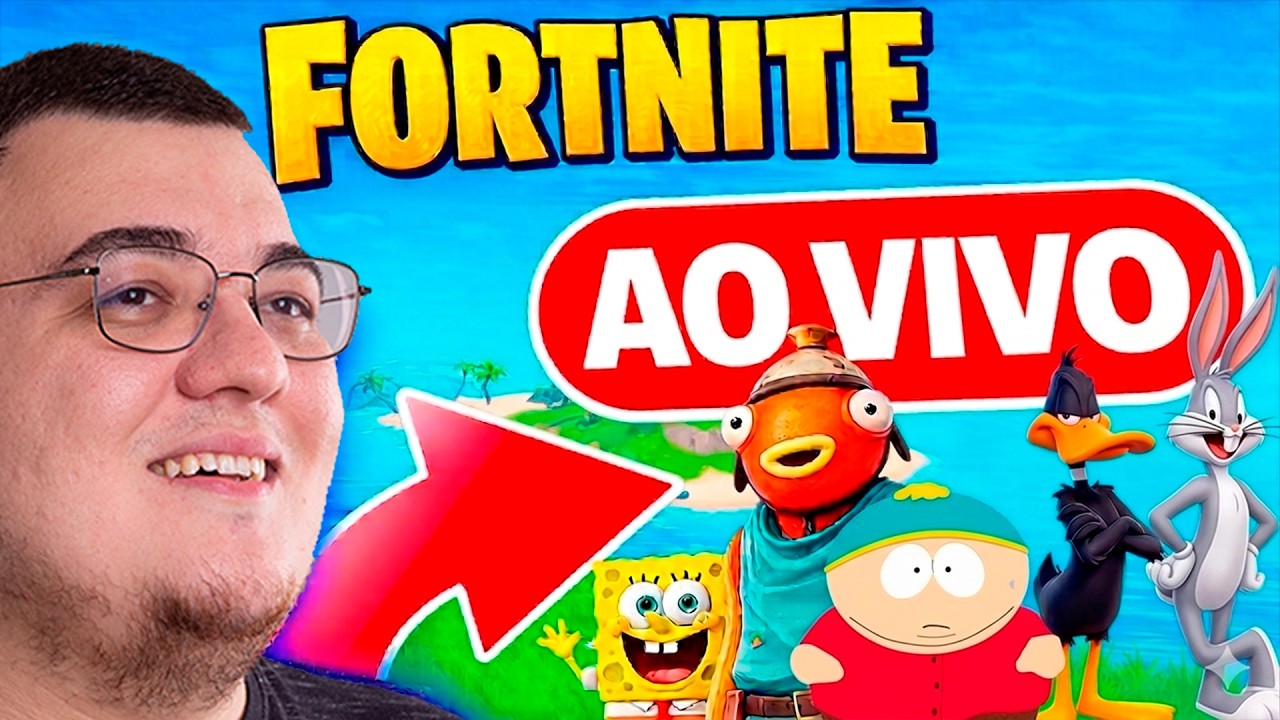 🔴AO VIVO 🔴 VAMOS COM LIVE DE FORTNITE ✅!MAPA✅