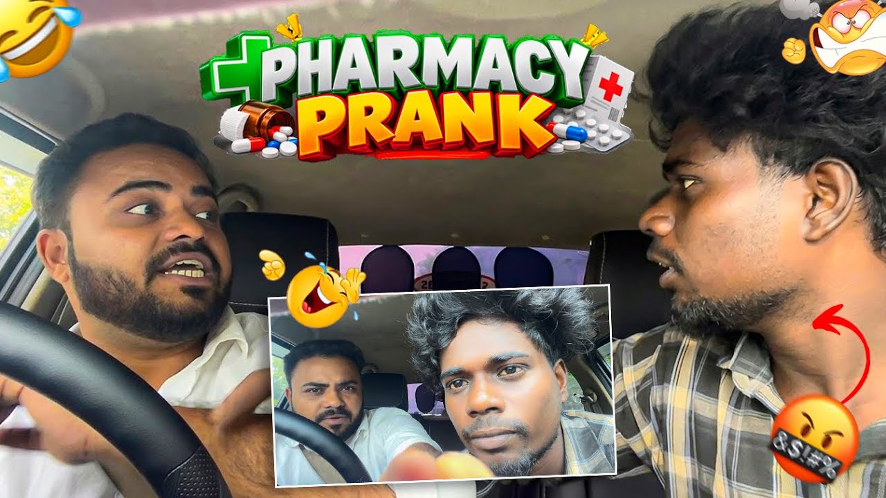 Pharmacy Prank 🤣 | funny traps | Car fooling | Tamil Taxi Car Prank