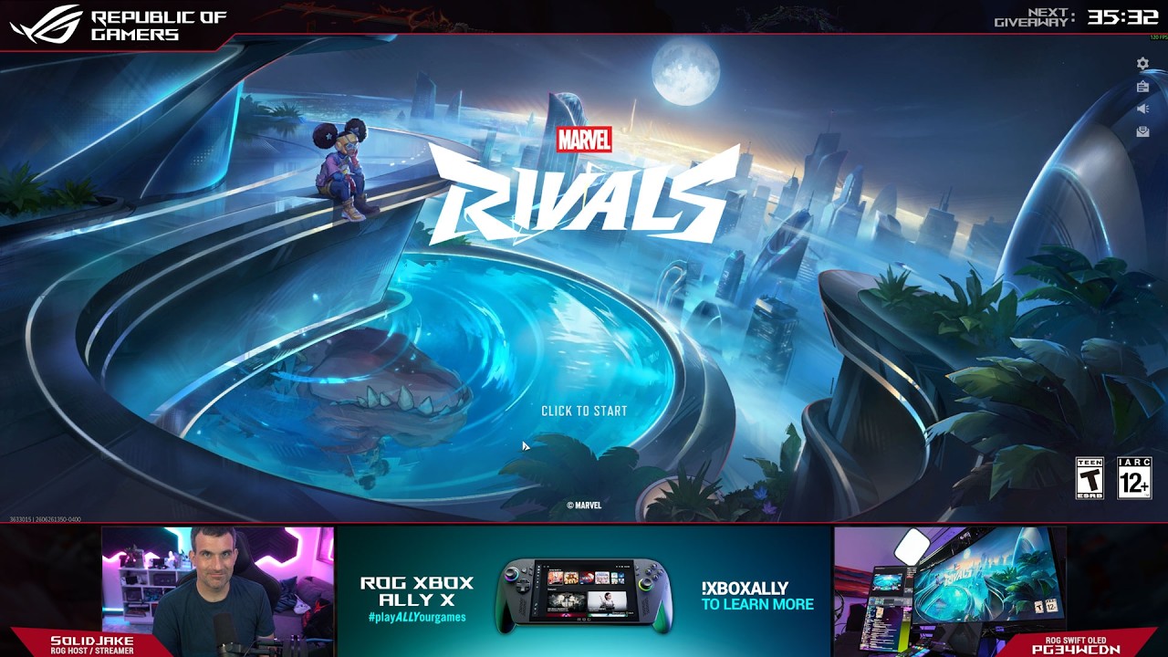 Marvel Rivals on an Ultrawide display! | !giveaway !ultrawide