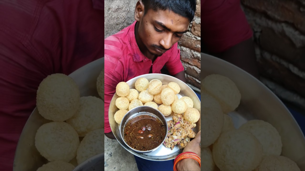 Pani Puri challenge #food #recipe #lifestyle #dallyblog #viral #trending #shorts