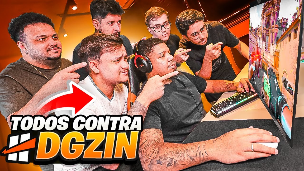 DGZIN CONTRA TODOS OS PRO DA HERO BASE!