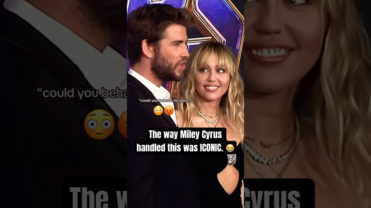 Miley Cyrus’ Reaction to Liam’s Comment Was ICONIC 😭 #shorts #mileycyrus #liamhemsworth