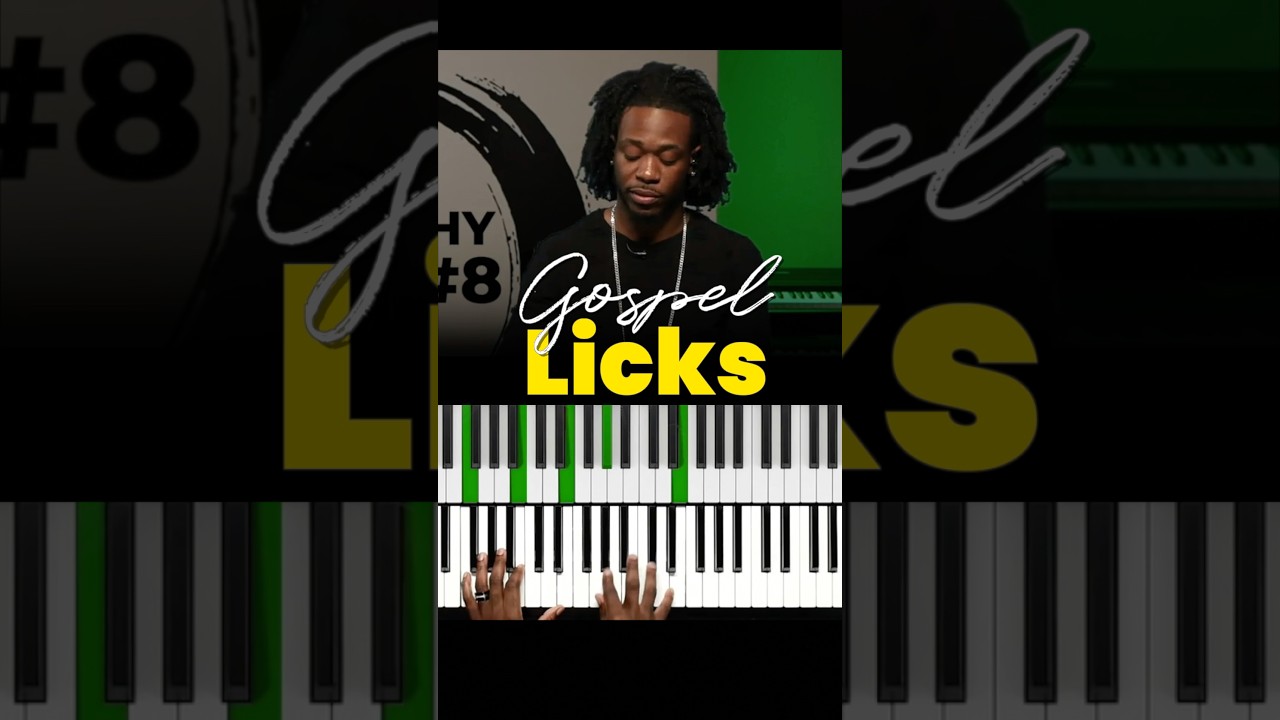 Gospel piano chords and riffs in the Key of D. #pianolessons #gospelchops #jazzpiano
