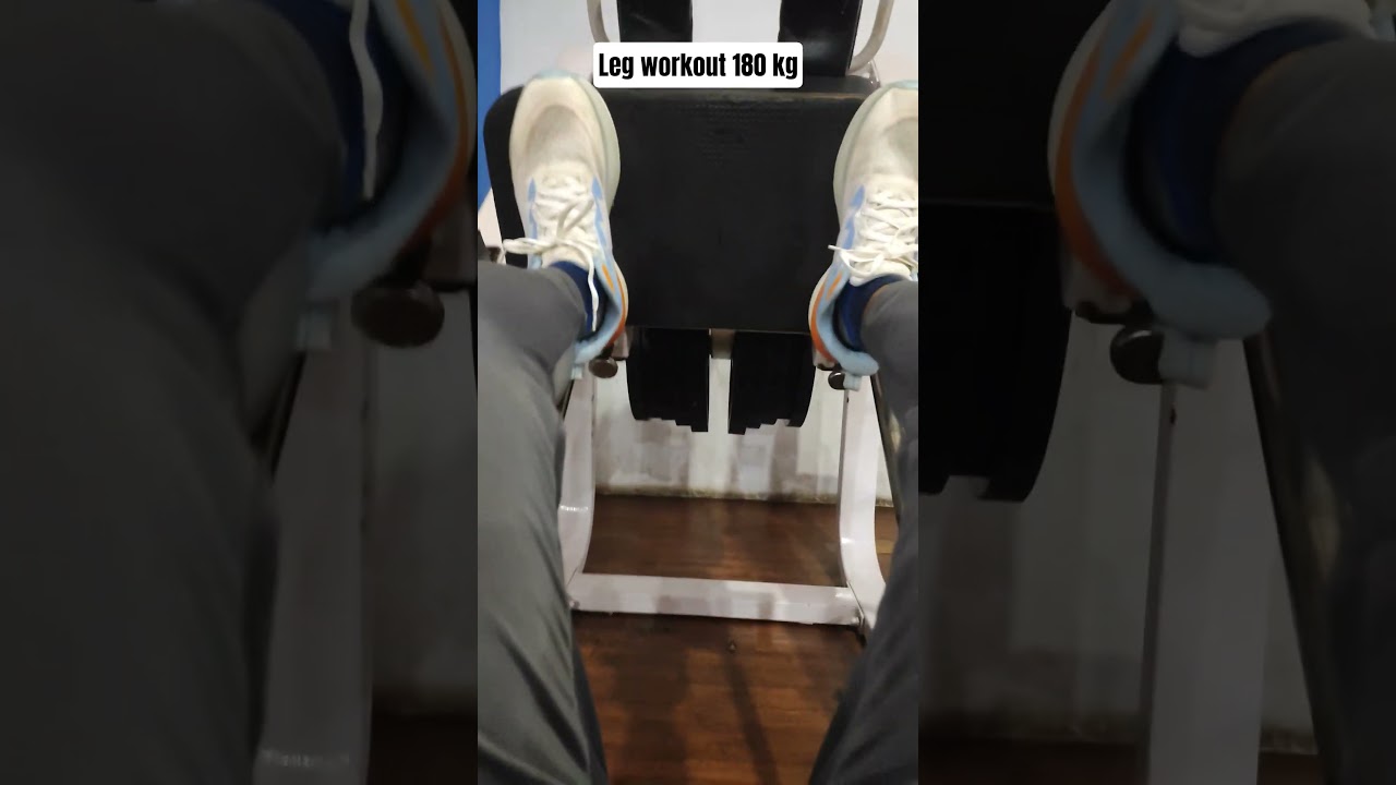 Leg workout 180 kg #motivation #memes #reels #gymmotiuationoideo #shortvideos #follow #goldygym #yt