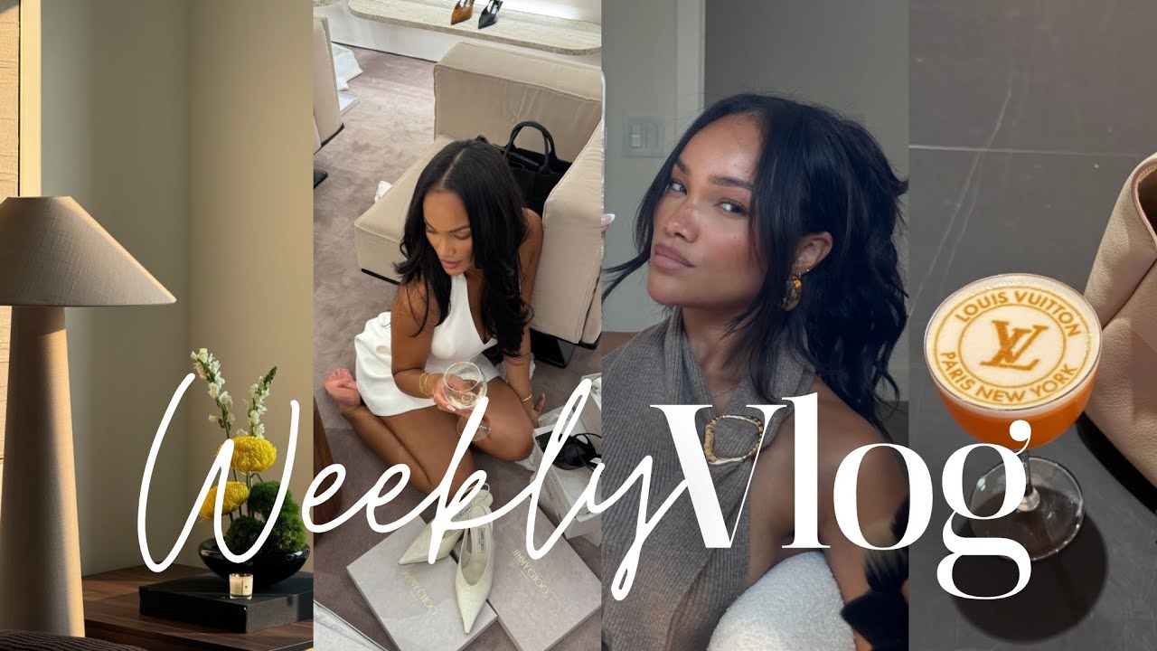 weekly vlog | can't believe this is my life + new hair + LV cafe + reset & more! allyiahsface vlog