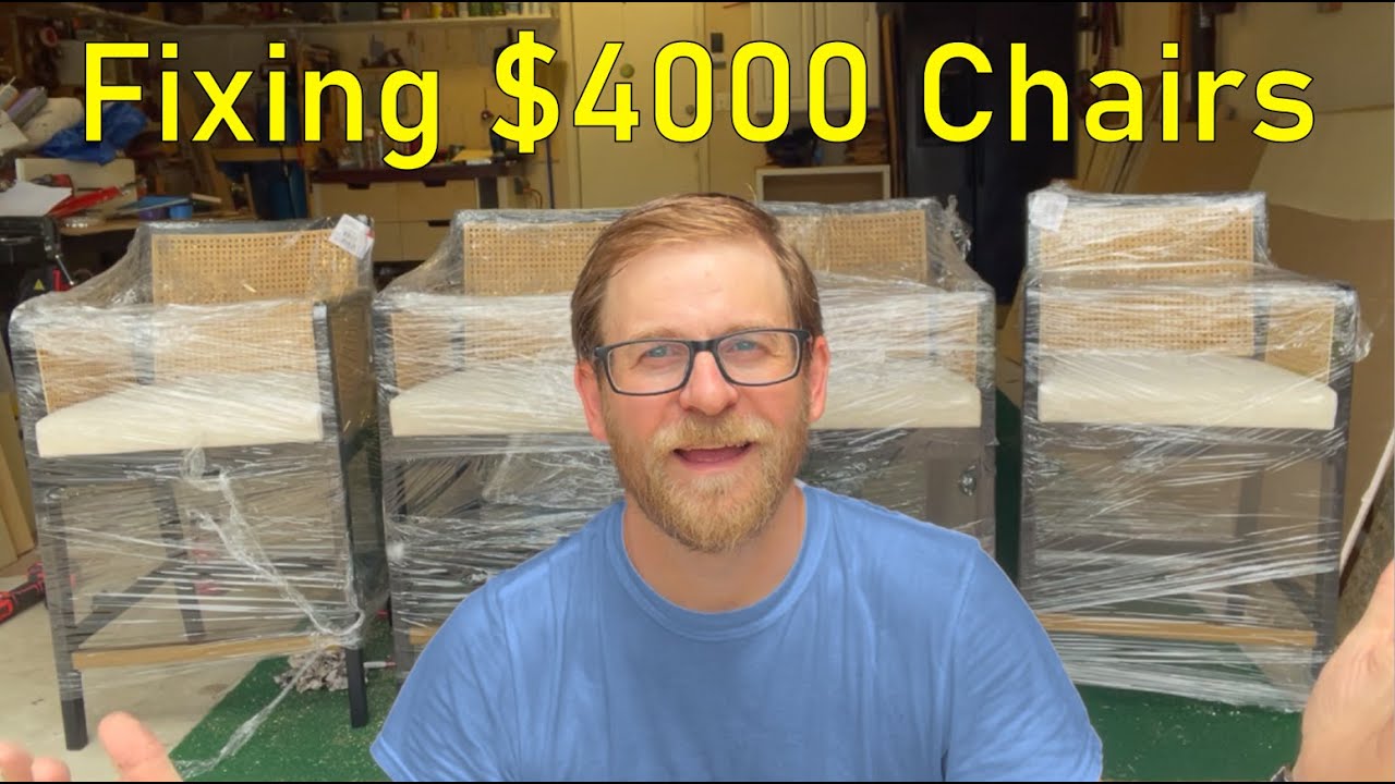 Modifying EXPENSIVE Chairs For Custom Counter