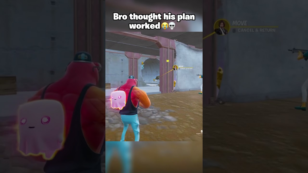 Bro got fooled by his own trick 💀😭 #fortnite #fortniteclips