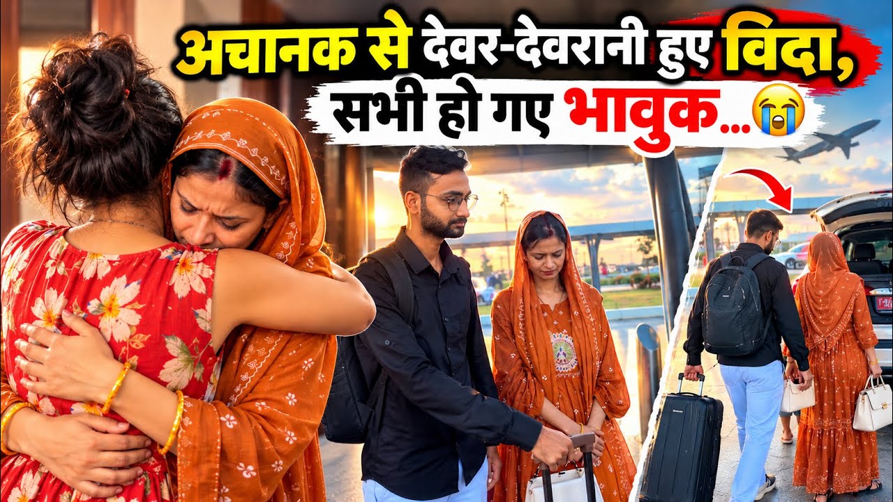 अचानक से देवर-देवरानी हुए विदा, सभी हो गए भावुक😭😭 बहुत Miss करेंगे इन्हें 🥹🥹