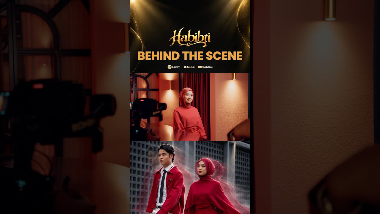 Di belakang camera.. #habibti