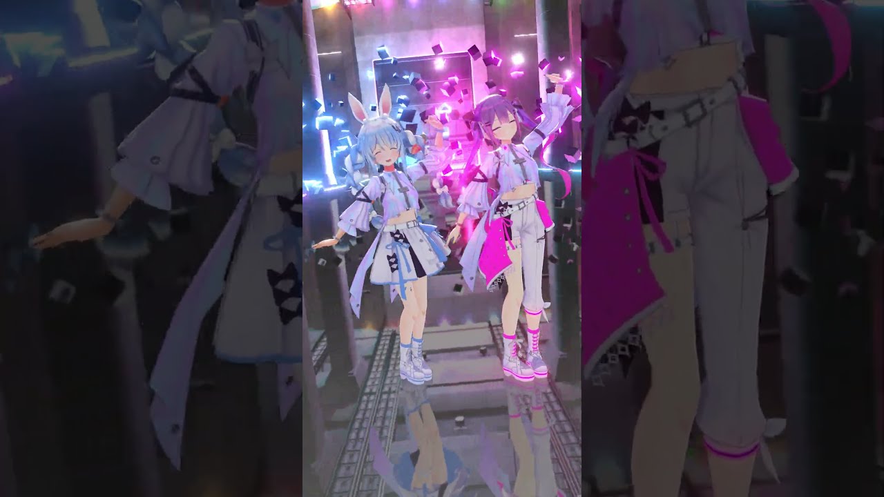 トワ様 × ねねちの【ウチらしか勝たん】踊ってみた #shorts #hololive #踊ってみた #mmd