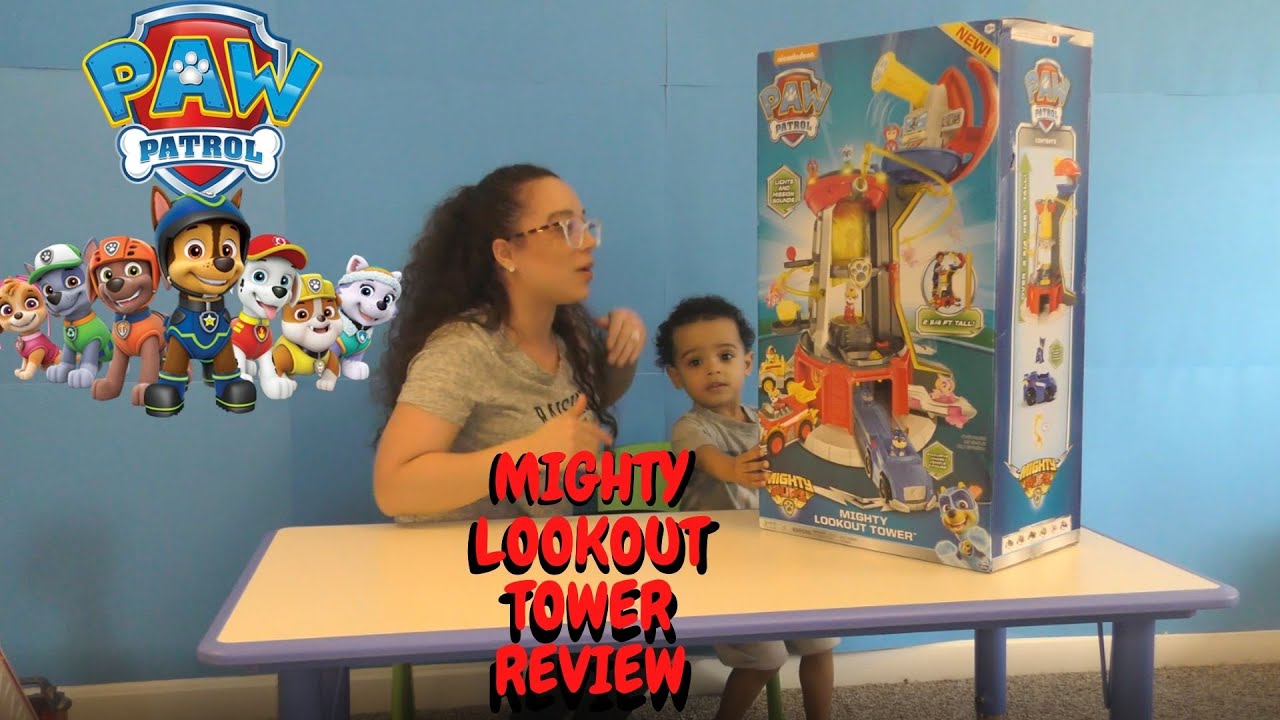 PAW PATROL Mighty Pups Epic Lookout Tower Unboxing Review
