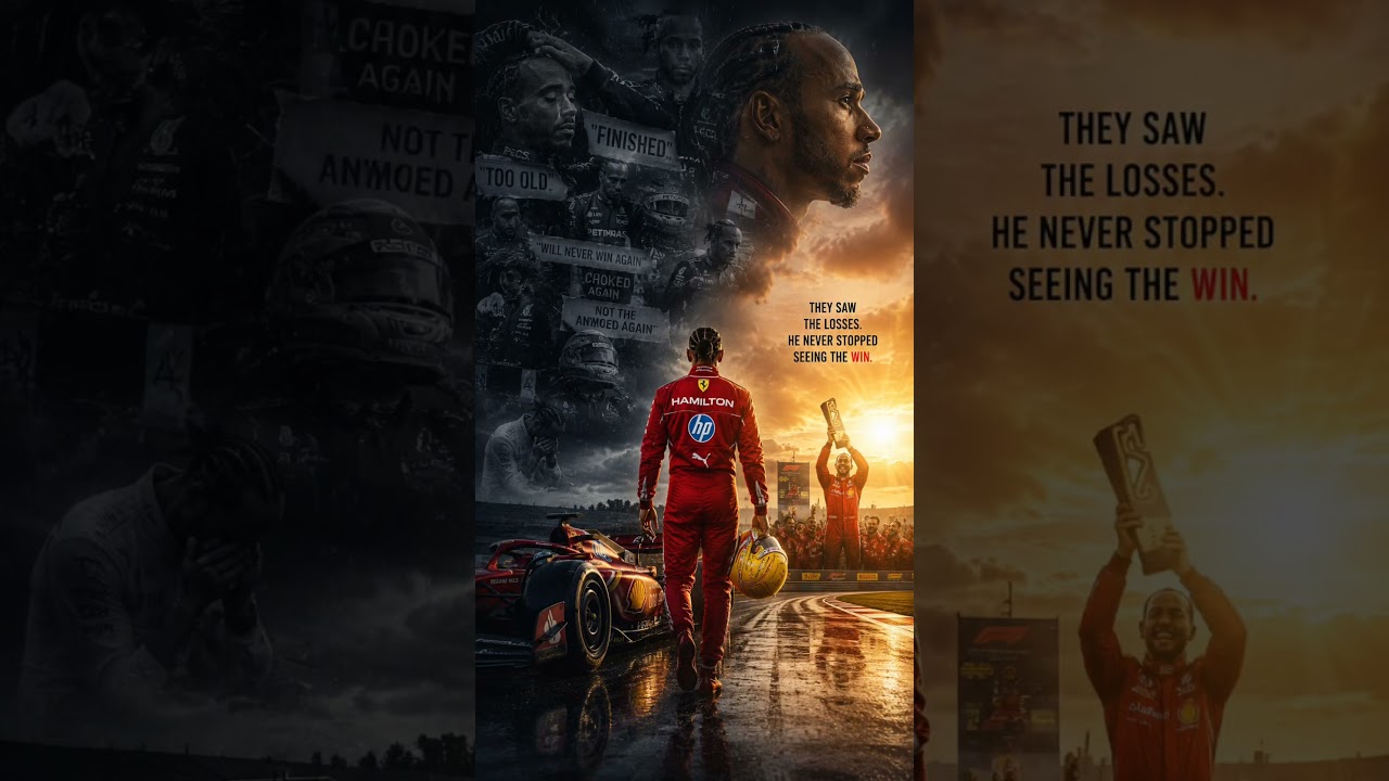 🏎️ Years of Losses. One Historic Win. Keep Believing #LewisHamilton#Ferrari #NeverGiveUp #F1 🏆🔥#Lh44