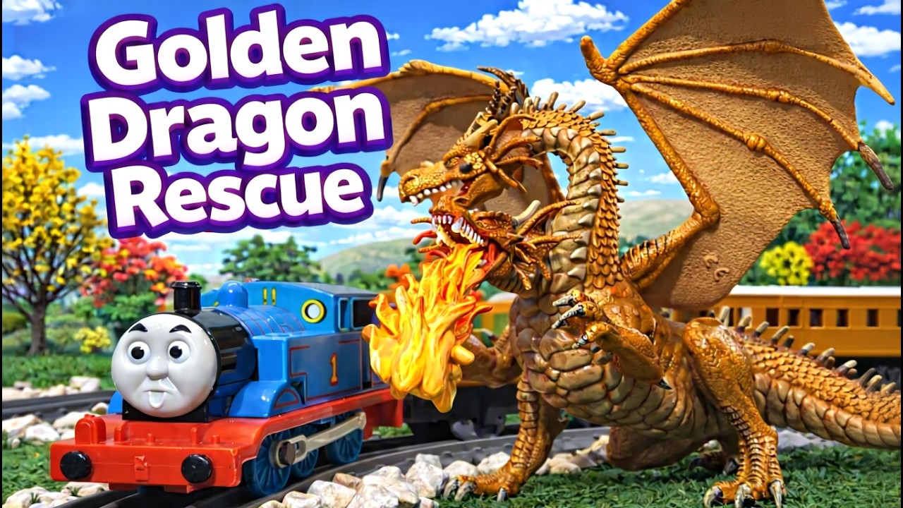 Can Thomas the train rescue Annie and Clarabel from the Golden Dragon?