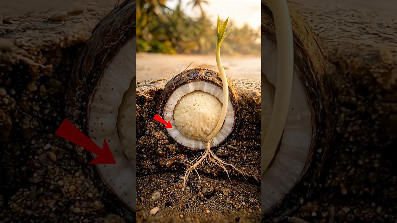 Why Do Coconut Trees Grow on Beaches Without Soil 😯