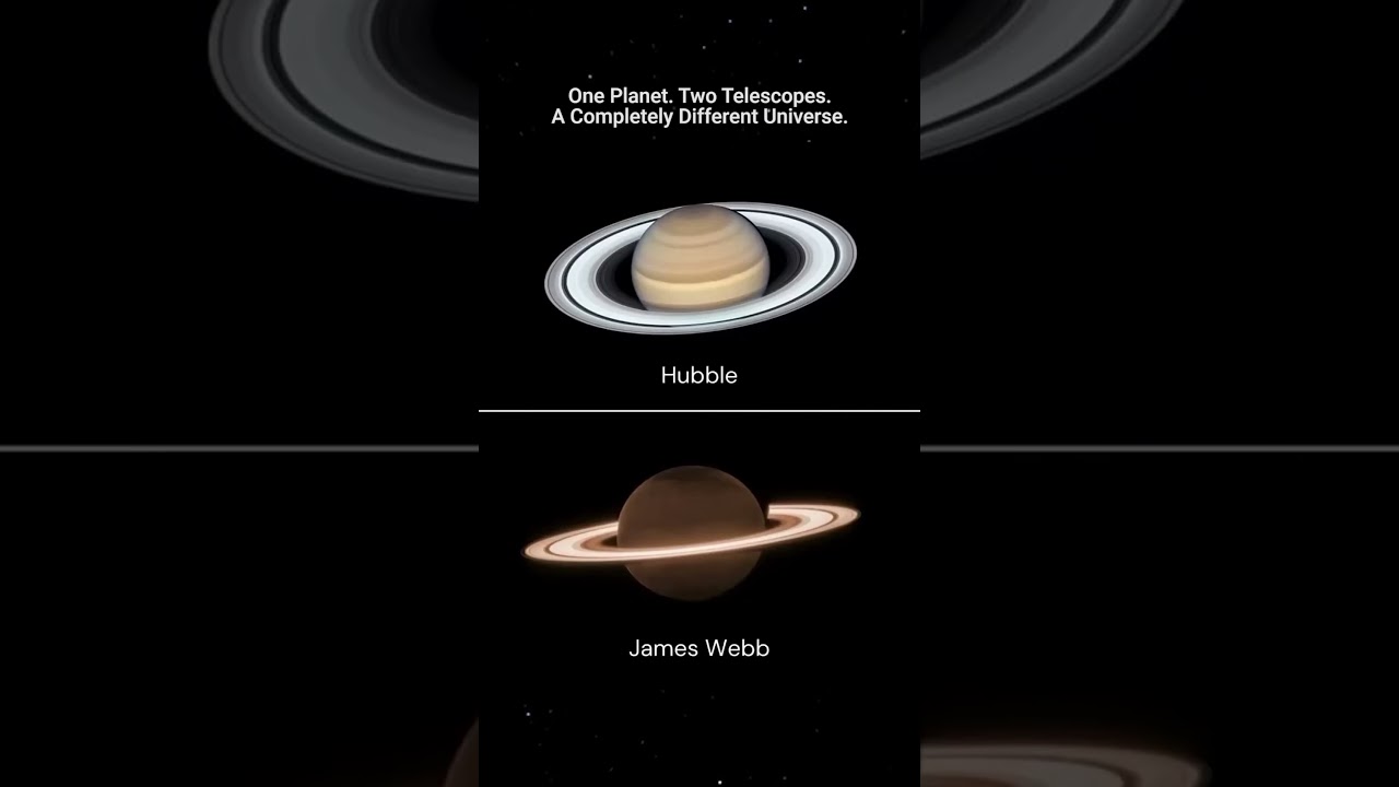 Hubble vs James Webb: Saturn Looks NOTHING Like You Think ⭐