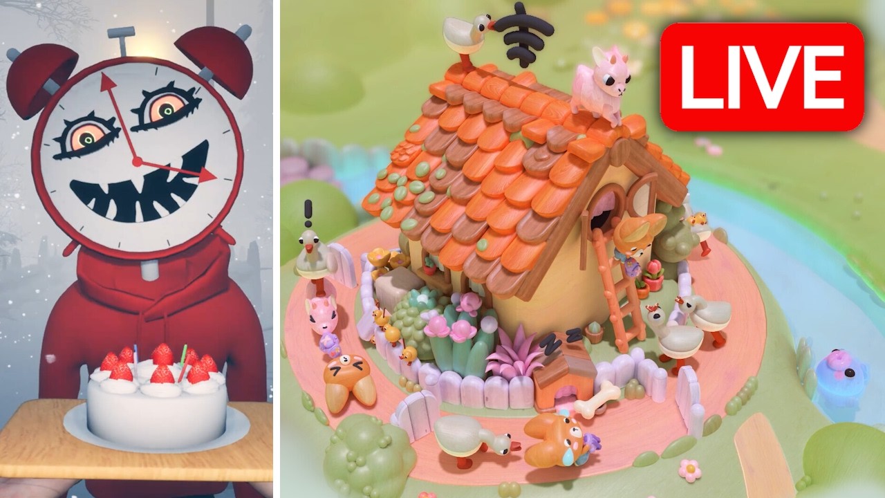 Playing Don't Drop the Cake and WOODO - LIVE 🔴